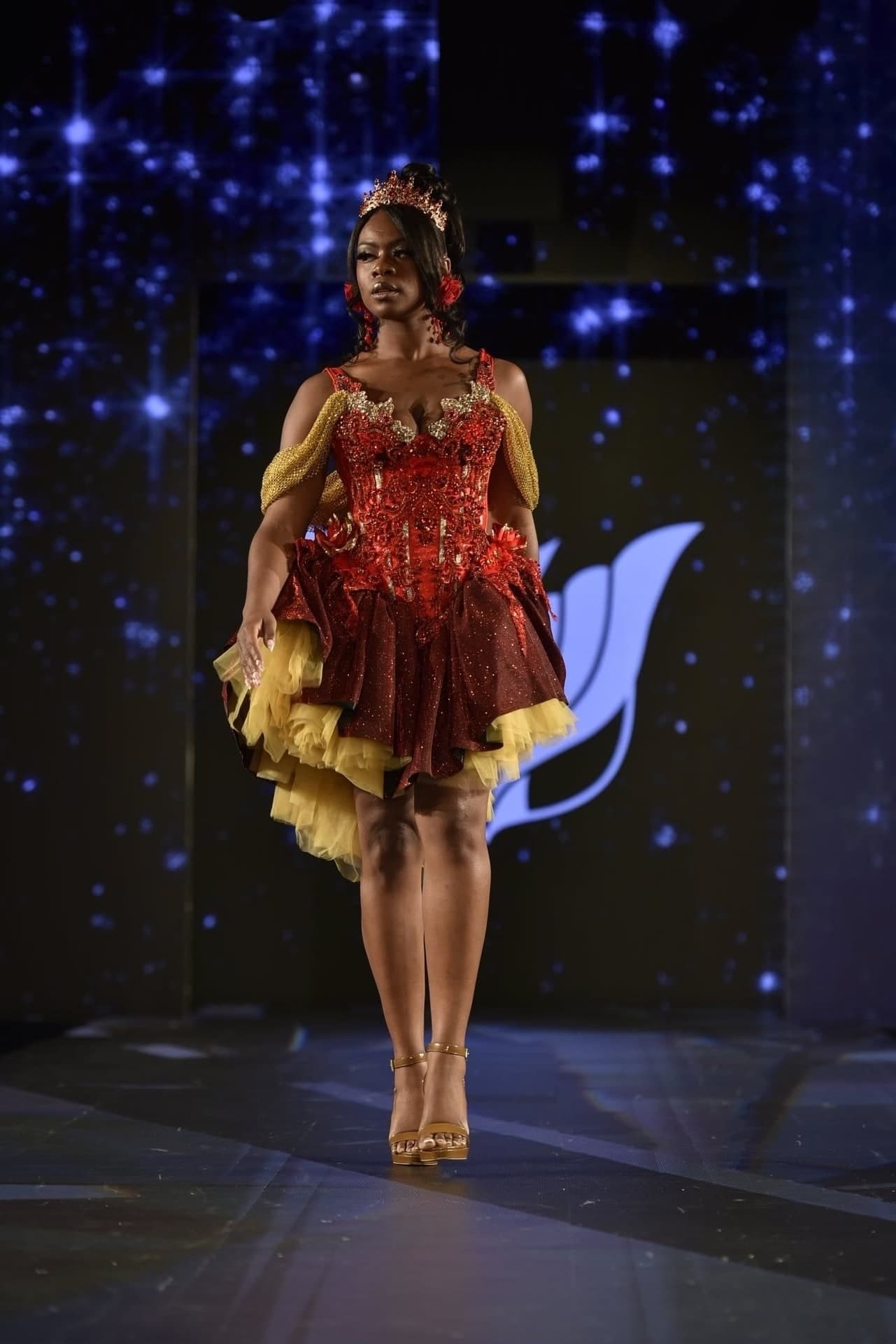 Red Magnificent - Luxury Red Couture Gown