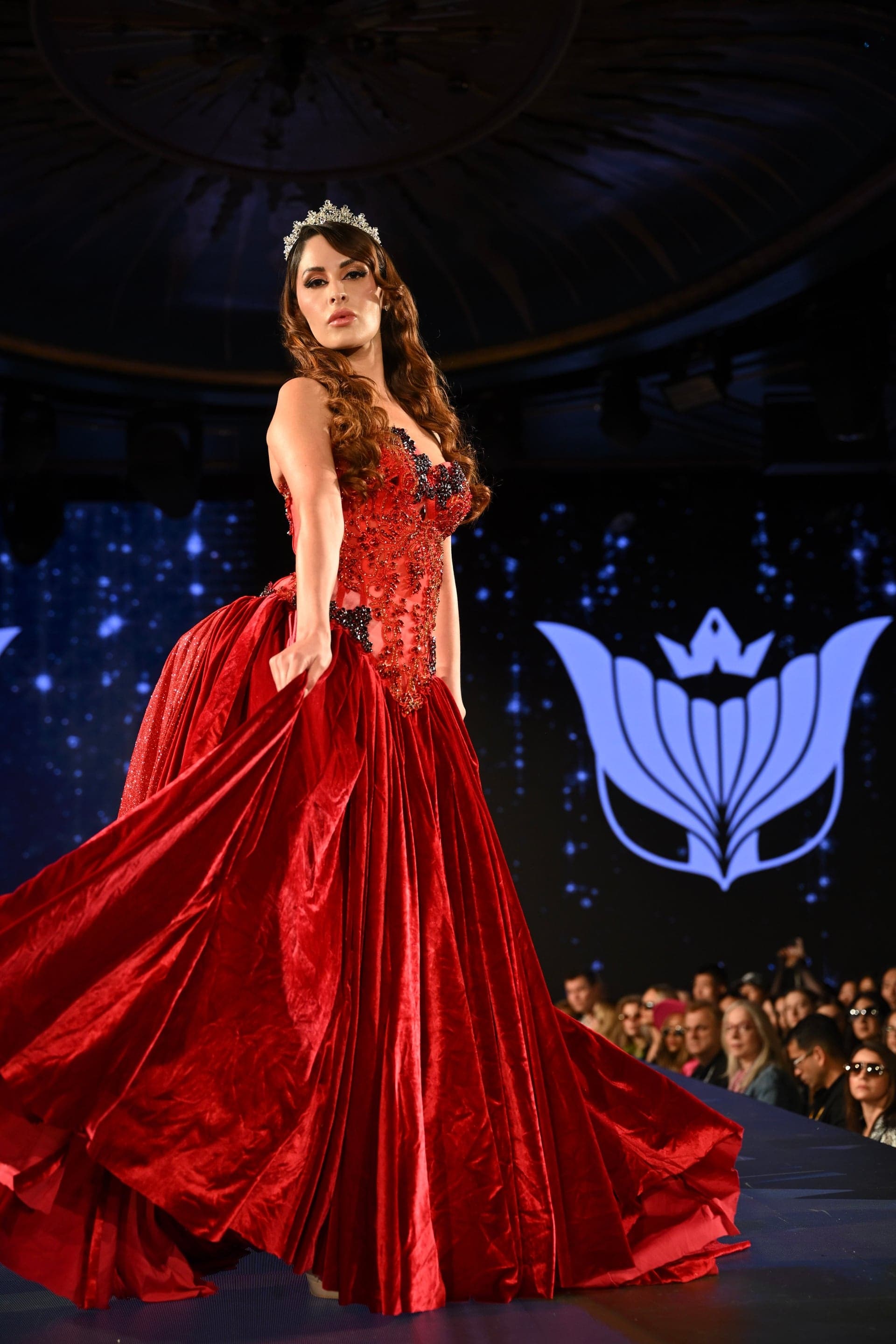 Red Imperatrix gown